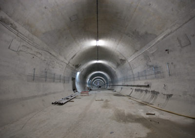 Túnel em construção