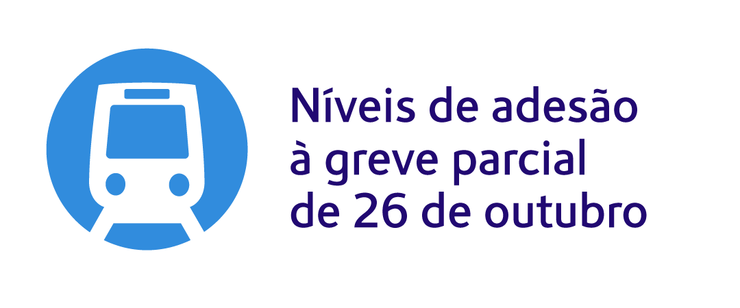 Níveis de adesão à greve parcial de 26 de outubro Níveis de adesão à greve parcial de 26 de outubro