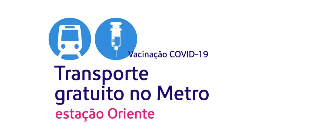 Transporte gratuito para o centro de vacinação