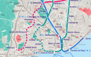 Metropolitano de Lisboa submete à APA Estudo de Impacto Ambiental da linha Vermelha até Alcântara