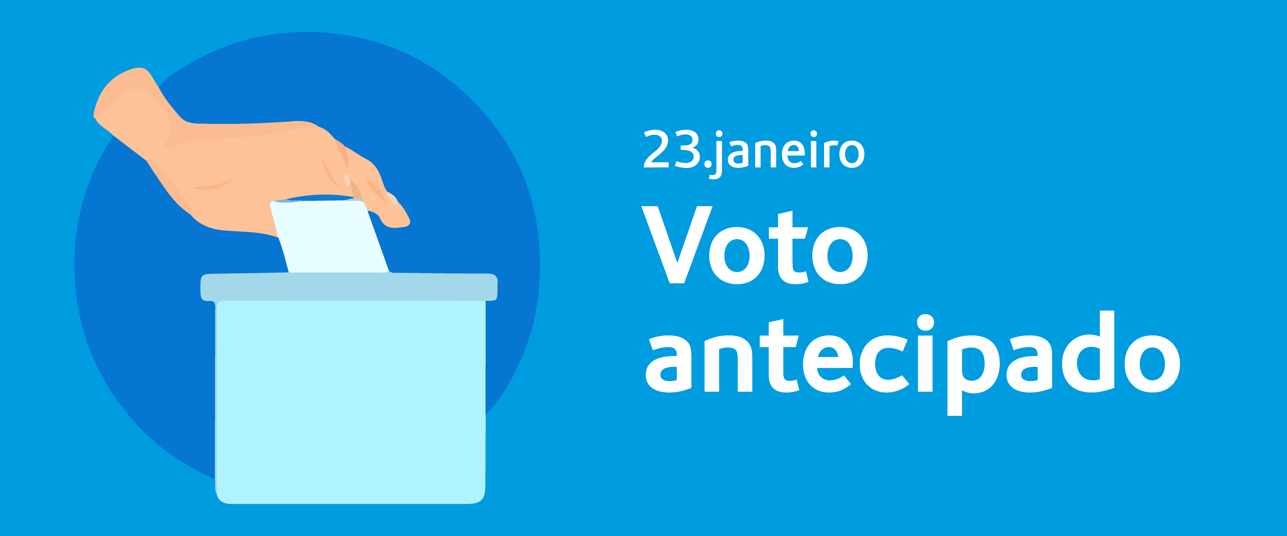 Voto antecipado Voto antecipado