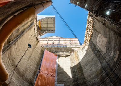 Obras linha Circular. Trabalhos de construção da Estação Estrela - Fotografia de Pedro Lopes © Metropolitano de Lisboa, E.P.E. - Todos os direitos reservados