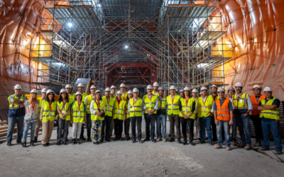 Deputados visitam as obras da Linha Circular