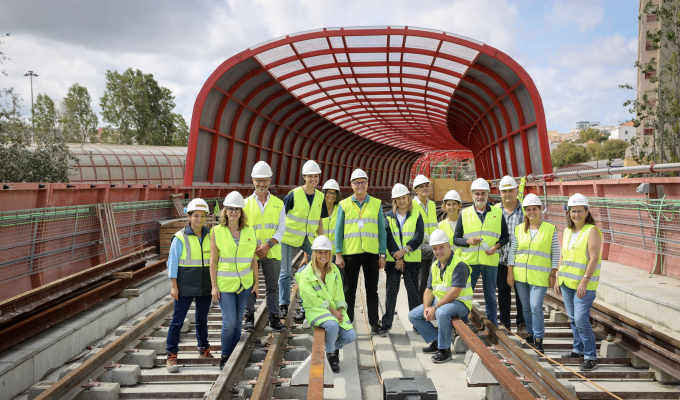 Visita às obras da linha circular - POSEUR Visita às obras da linha circular - POSEUR