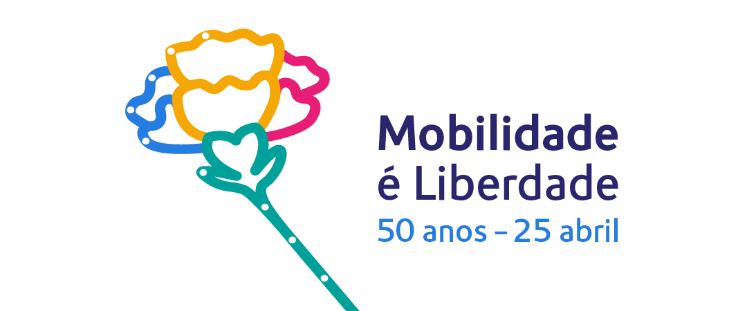 Mobilidade é liberdade. 50 anos 25 de abril