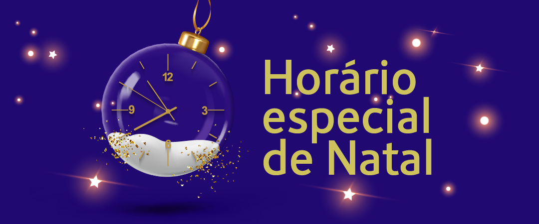 Horário especial de Natal