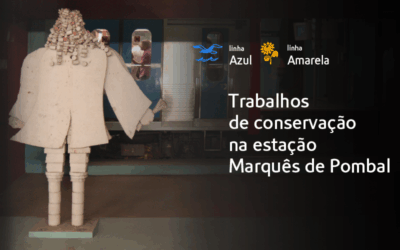 Metropolitano de Lisboa faz obras de conservação na estação Marquês de Pombal