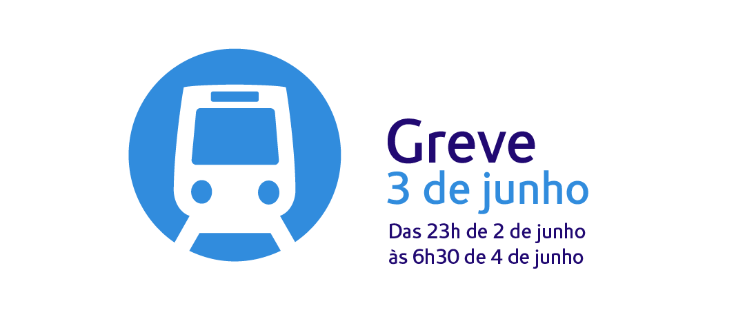 Greve 3 de Junho. Das 23 horas de 2 de junho às 6:30 de 4 de junho