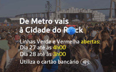 De Metro vais à Cidade do Rock