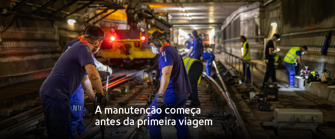 A manutenção começa antes da primeira viagem.