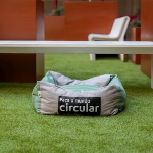 Cama Solidária Média – Tons Verdes
