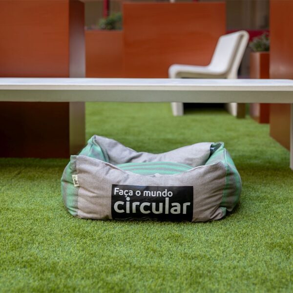 Cama Solidária Média – Tons Verdes