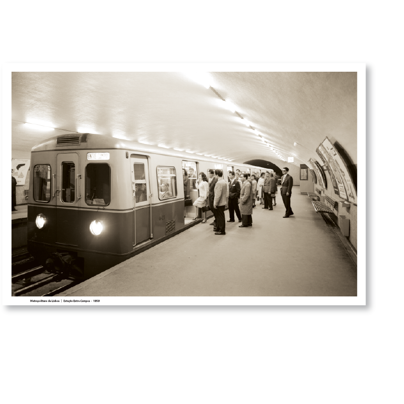 Poster A2 "Estação Entre Campos, 1959"