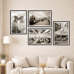 Pack coleção vintage - 4 posters A2