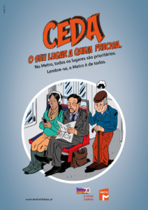 Ceda o seu lugar a quem precisa.