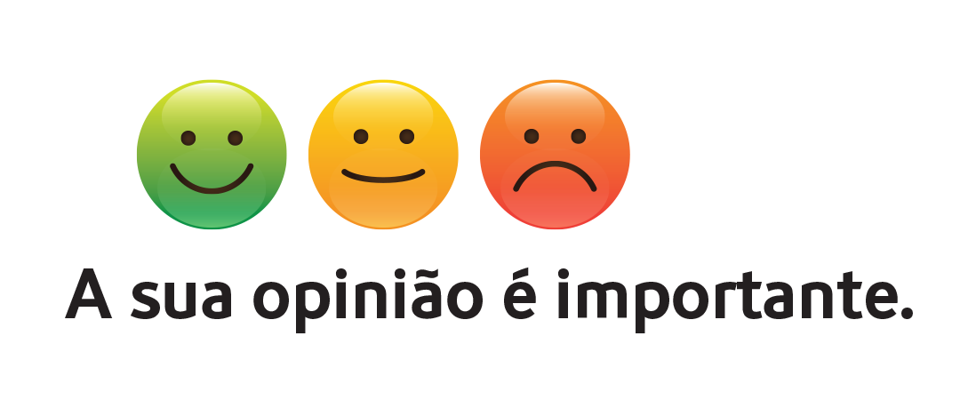 Imagem com por 3 smiles (alegre, satisfeito e triste) e título Índice de satisfação do Cliente