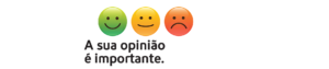 Imagem com por 3 smiles (alegre, satisfeito e triste) e título Índice de satisfação do Cliente