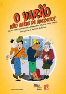 O varão não serve de encosto