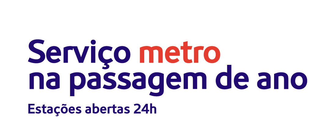 Serviço Metro no Ano Novo