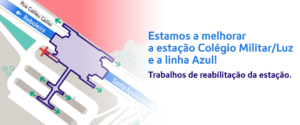 Reabilitação da estação Colégio Militar/Luz