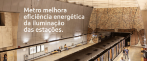 Metro melhora iluminação das estações