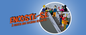 Encoste-se à direita nas escadas rolantes