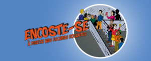 Encoste-se à direita nas escadas rolantes