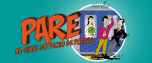 Pare ao sinal do fecho de portas.