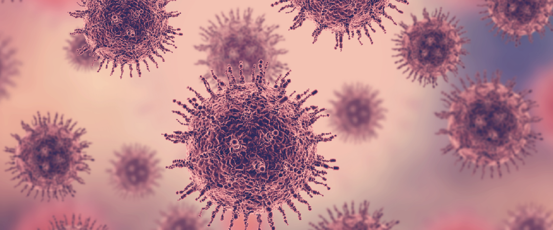 Imagem representativa do virus COVID-19