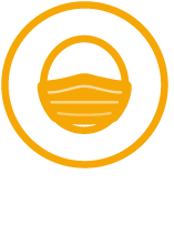 Use uma máscara comunitária