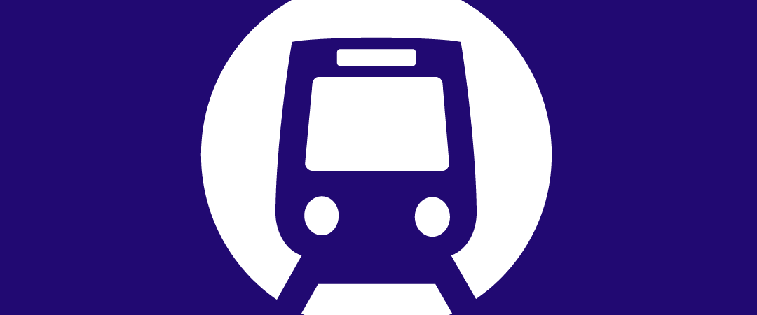 Imagem com o pictograma representativo do Metro