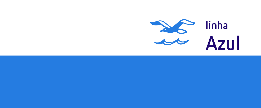 Imagem com icon representativo da linha Azul