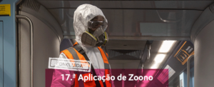 17.ª ação de desinfeção do Metro com Zoono