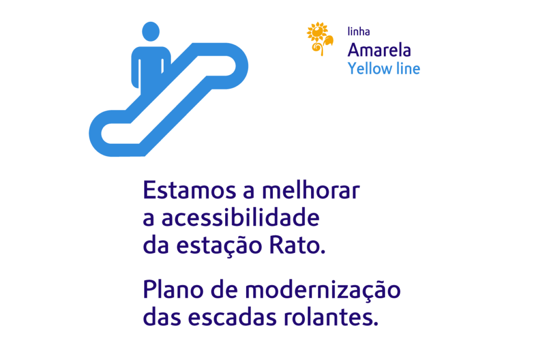 Estamos a melhorar a estação Rato