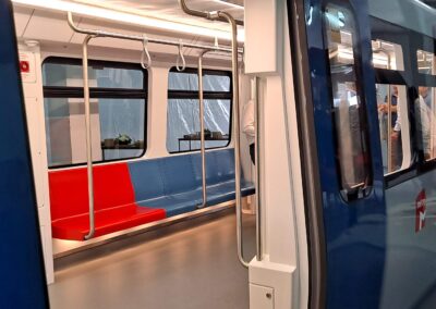 Novas carruagens do Metro