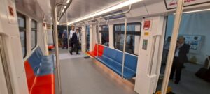 Novas carruagens do Metro