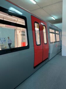 Novas carruagens do Metro