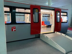 Novas carruagens do Metro