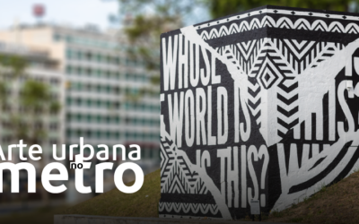 Whose world is this | Arte urbana no Metro