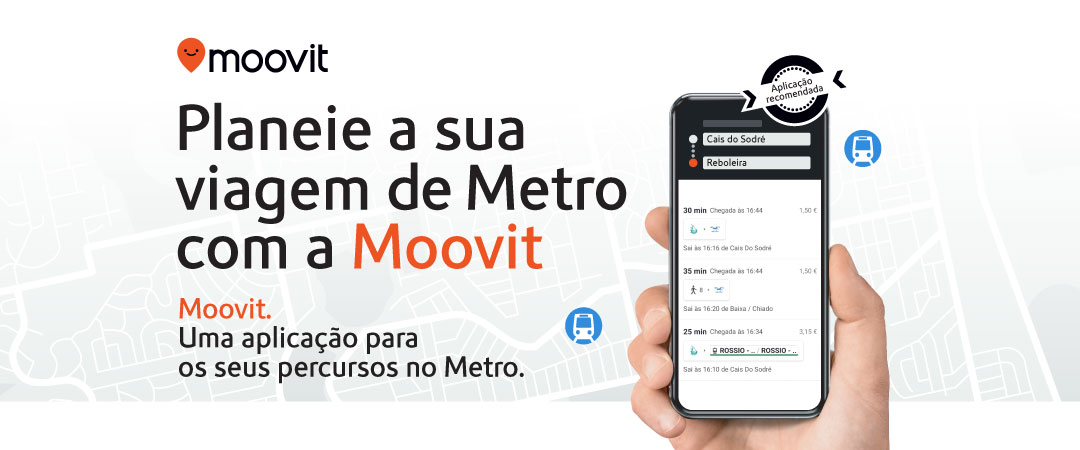 Metro e Moovit unem esforços para melhorar o planeamento de viagem no Metro