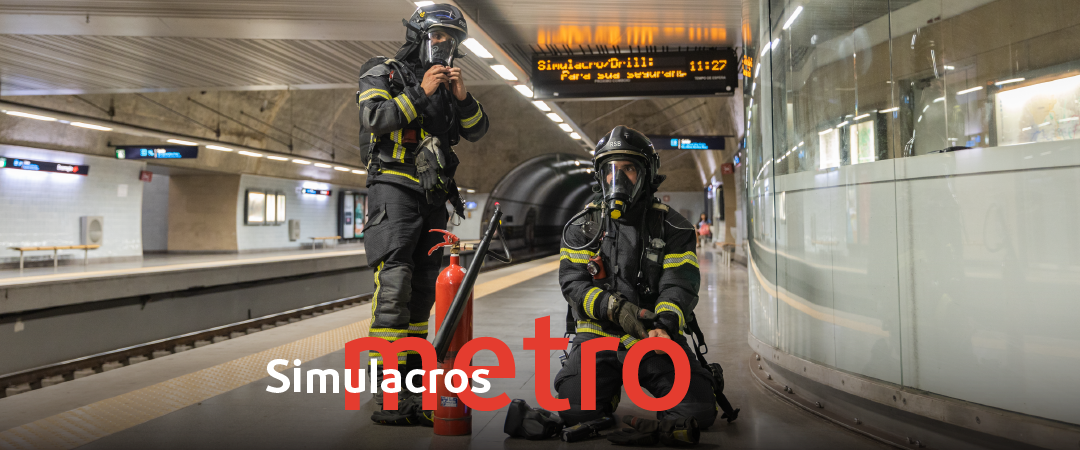 Simulacro na estação Encarnação Simulacro na estação Encarnação