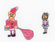 Desenho Ariana, 7 anos