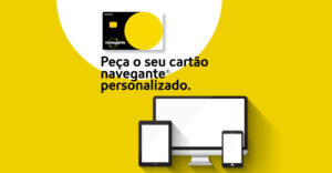 Peça o seu cartão navegante personalizado