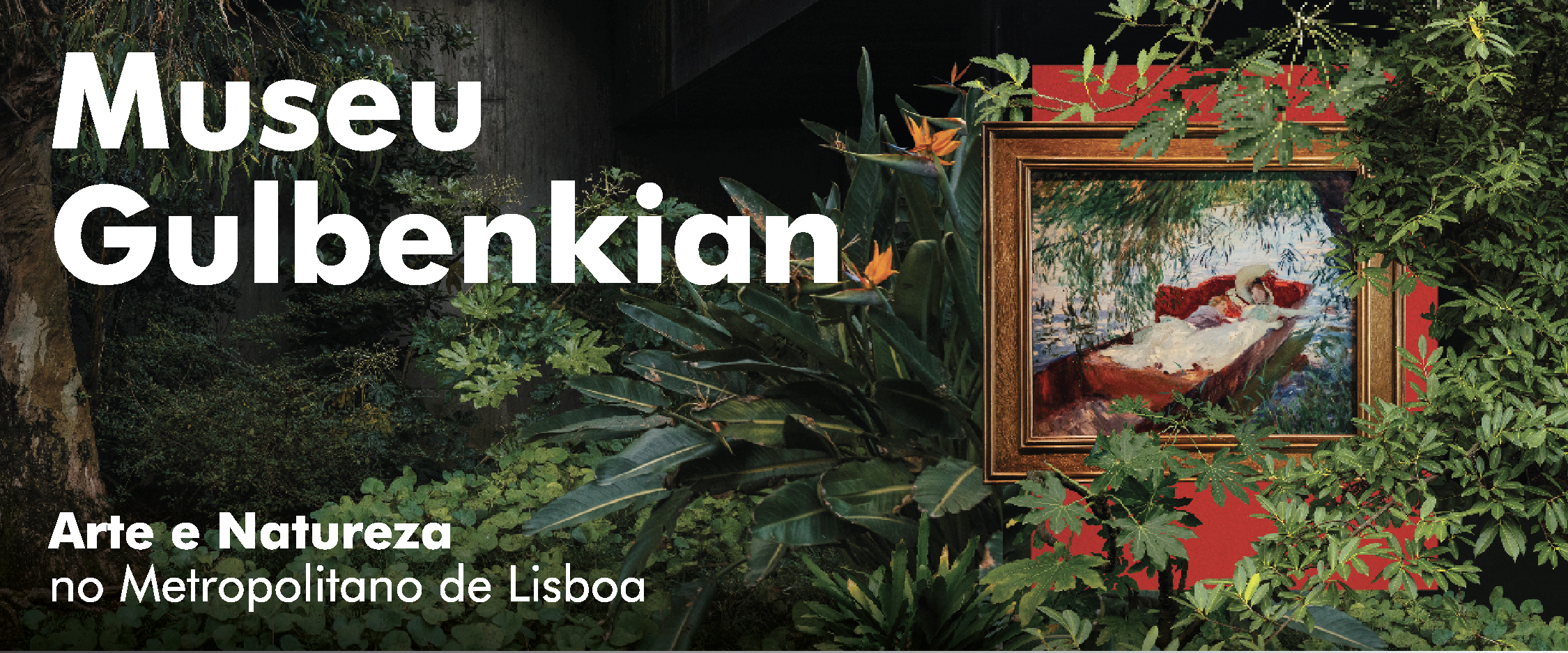 Arte e natureza no Metro