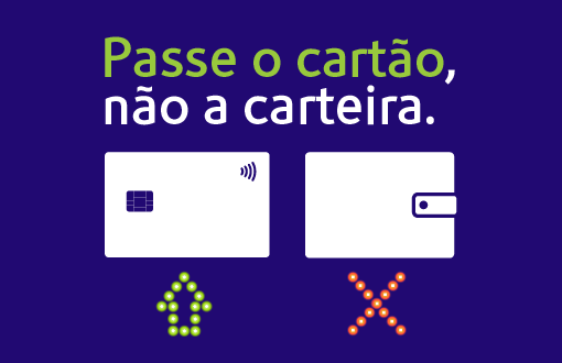 passe o cartao