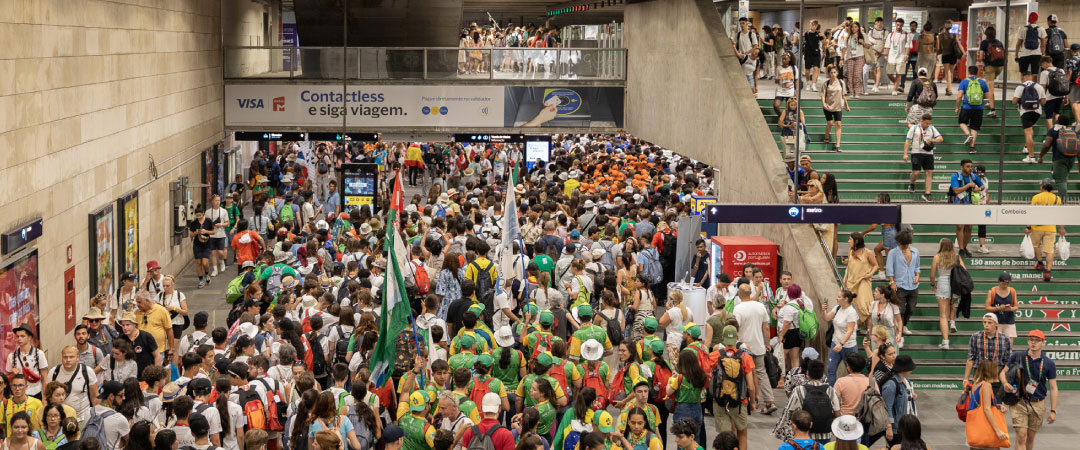 Jornada Mundial da Juventude no Metro