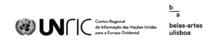 Logótipos ONU/UNRIC e Belas Artes