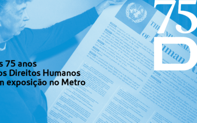 75DH30: os 75 anos da Declaração Universal  dos Direitos Humanos em exposição no Metro