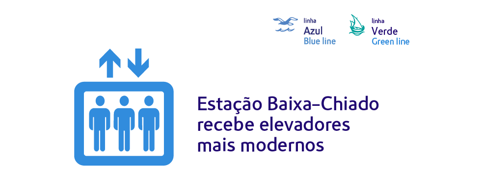 Estação Baixa-Chiado recebe elevadores mais modernos