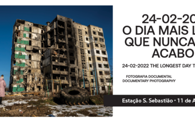 Exposição fotográfica sobre a guerra na Ucrânia
